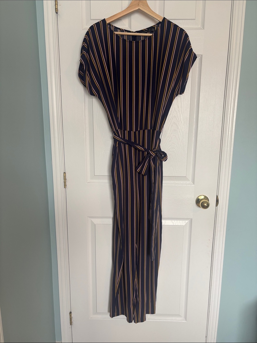 Halogen tie waist jumpsuit